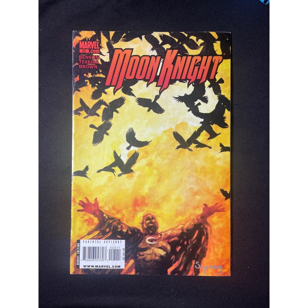 Moon Knight 25 Comic Book Marvel Comics 2008 Benson Teixeira Brown